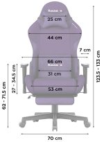 Καρέκλα Gaming Force 5.7 – Μώβ - Image 3
