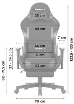 Καρέκλα Gaming Force 5.7 – Μαύρο - Image 2