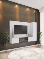 Σύνθετο Σαλονιού Deromi III-Λευκό
