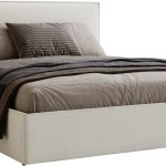 Επενδυμένο Κρεβάτι Bianco Grant-Κρεμ-160 x 200