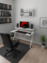 Γραφείο Gaming Hero 1.9 RGB – Λευκό - Image 2