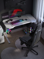 Γραφείο Gaming Hero 2.6 – Λευκό - Image 2