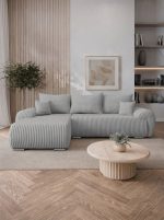 Γωνιακός Καναπές Ubo L-Γκρι Ανοιχτό-Αριστερή - Image 2