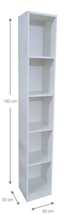 Βιβλιοθήκη Eliot 5s slim-Leuko - Image 3