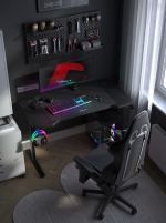 Γραφείο Gaming Hero 2.6 – Μαύρο - Image 2