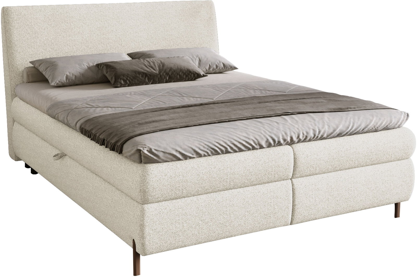 ww6gdrycephxrfa31h8p7swfgxg0 Επενδυμένο Κρεβάτι Evia-Κρεμ-140 x 200 - Image 1